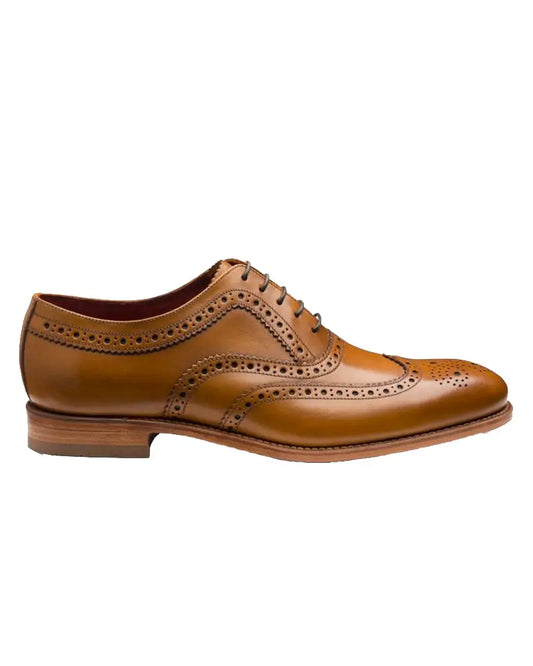 Buy Loake Fearnley Brogue Shoes - Tan | Oxford Shoess at Woven Durham