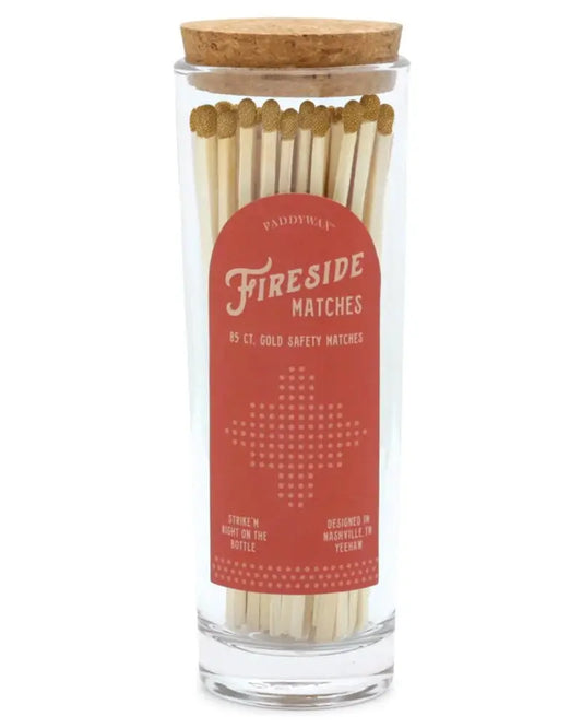 Fireside Tall Safety Matches - Gold Paddywax
