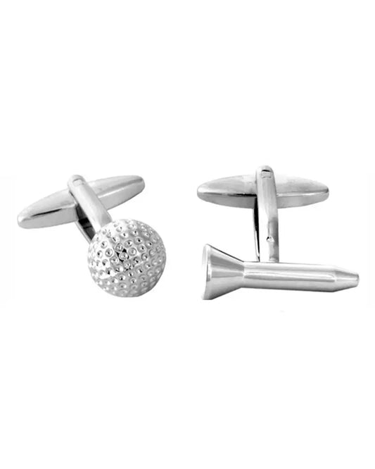 Golf Cufflinks - Silver Dalaco