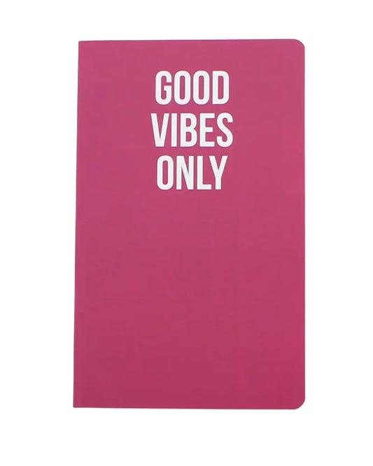 Buy WeAct Company Good Vibes Only A5 Lined Notebook - Pink | Notebookss at Woven Durham