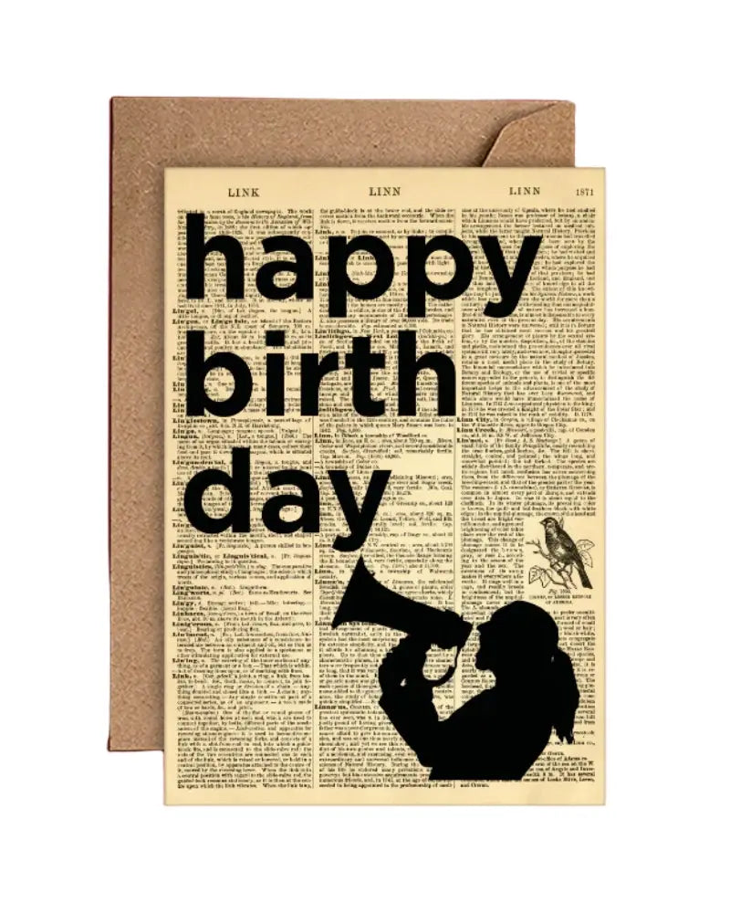 Buy WeAct Company Happy Birthday Dictionary Greetings Card | Greetings Cardss at Woven Durham