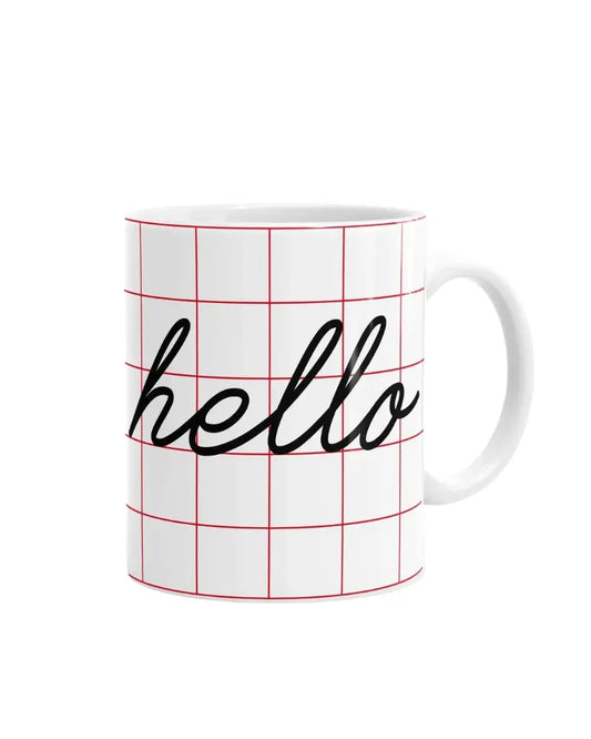 Buy WEEW Design Hello Print Mug | Mugss at Woven Durham