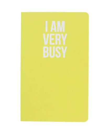 Buy WeAct Company I Am Very Busy Notebook - Yellow | Notebookss at Woven Durham