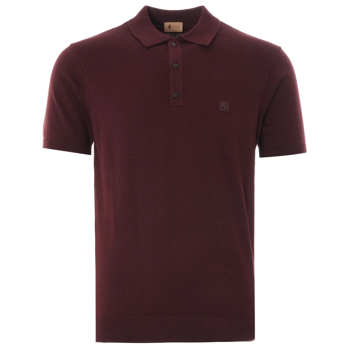 Jackson Knitted Polo - Red Gabicci Vintage