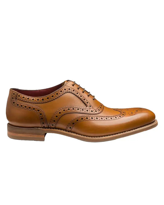 Buy Loake Kerridge Brogue Shoes - Tan | Oxford Shoess at Woven Durham