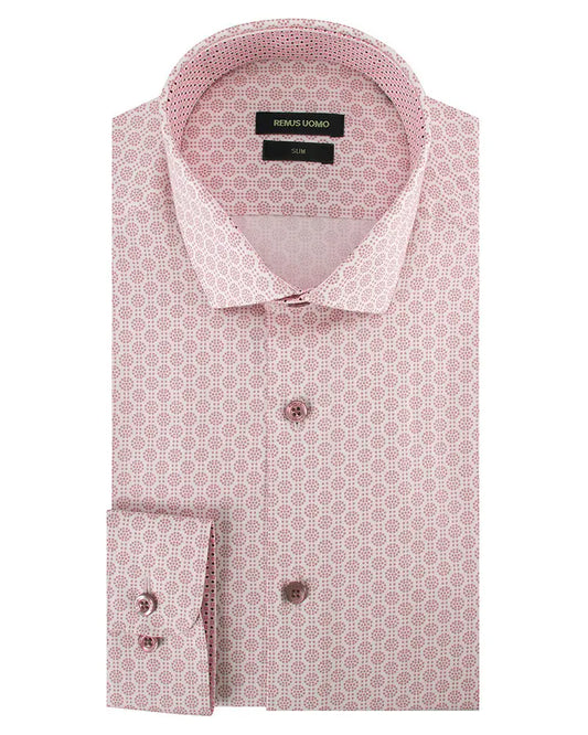 Kirk Pattern Shirt - Pink Remus Uomo