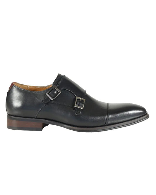 Buy Azor Lombardy Monk Shoes - Black | Monk Shoess at Woven Durham
