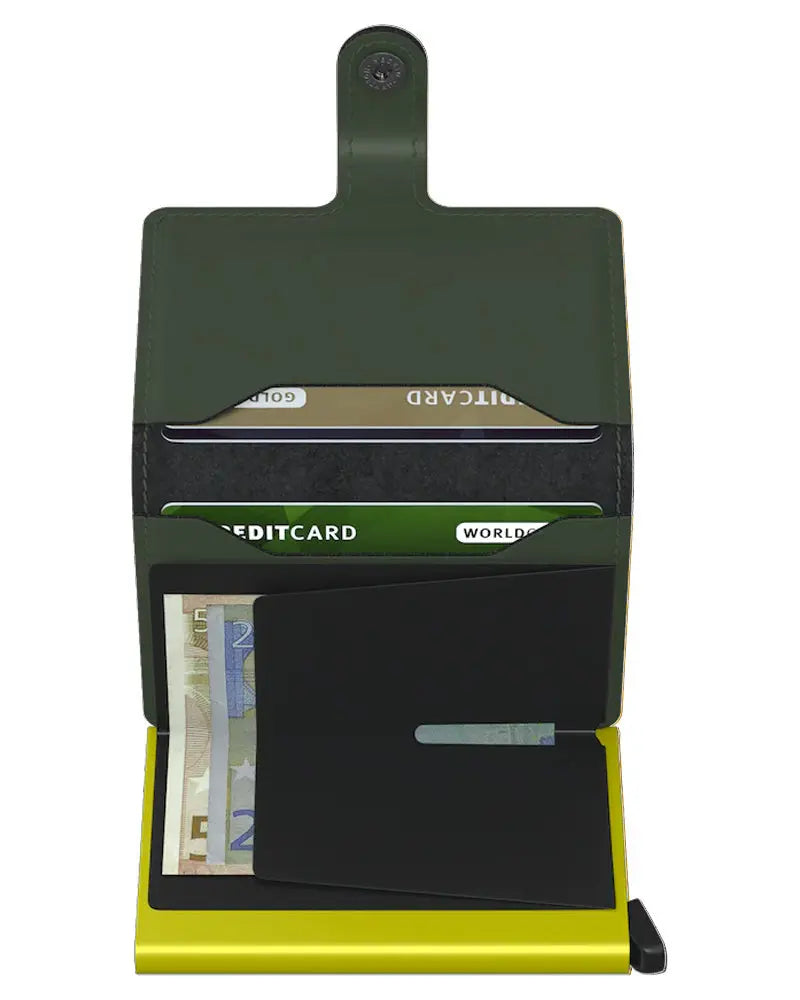 Matte Mini Wallet - Green & Lime Secrid