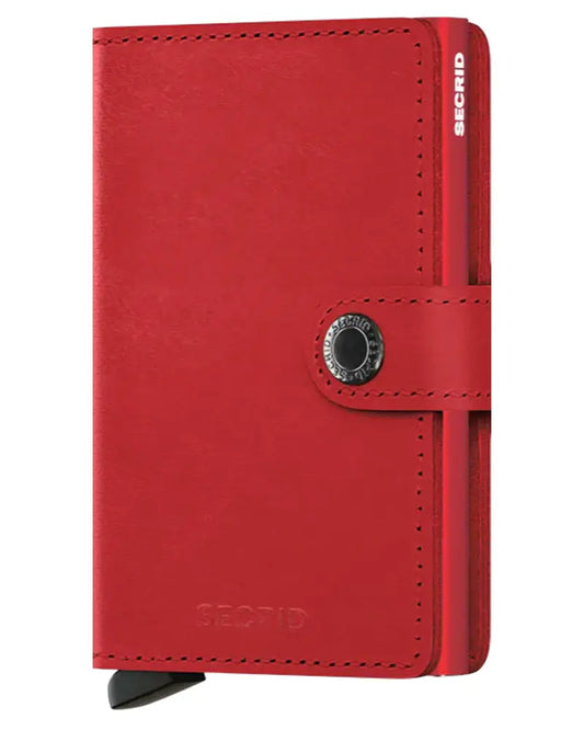 Mini Leather Wallet - Original Red Secrid