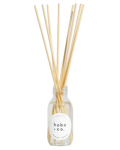 Buy Hobo + Co Oakwood & Tobacco Reed Diffuser - 100ml | Candless at Woven Durham
