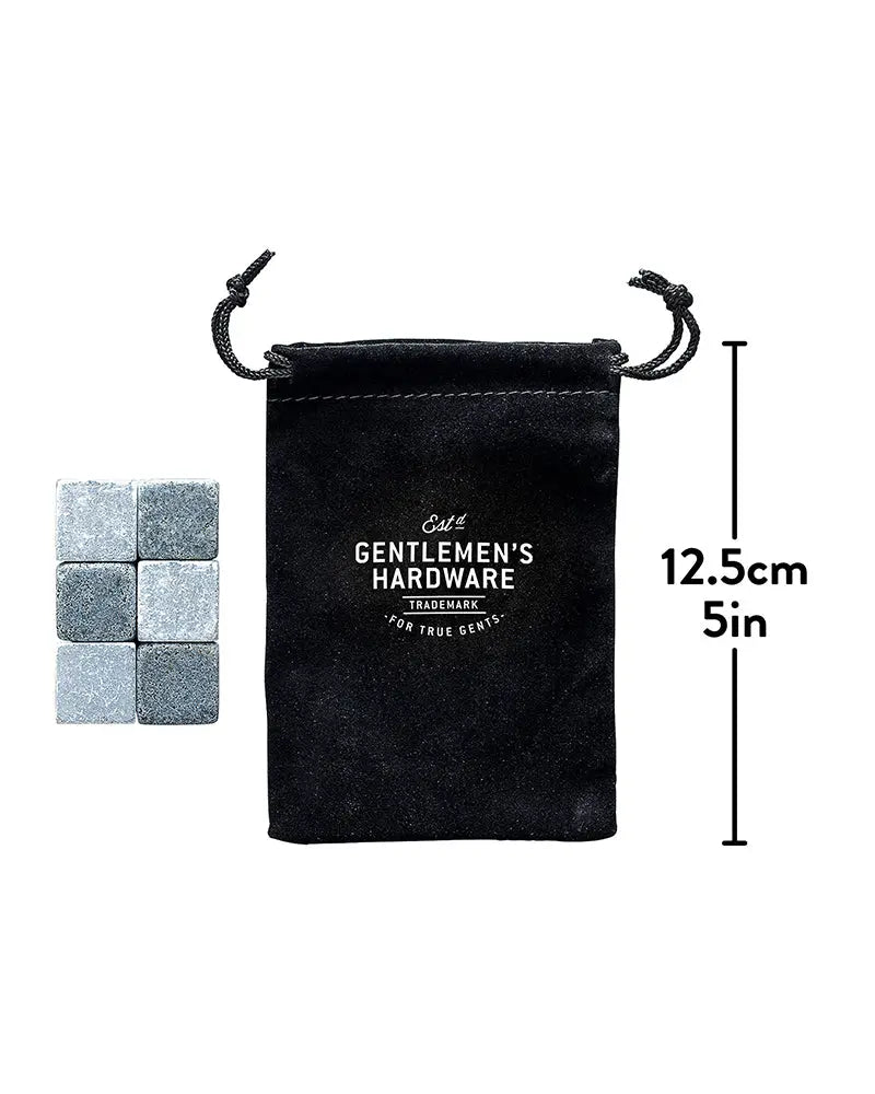 Buy Gentlemen's Hardware On The Rocks Chilling Whiskey Stones - Set of 6 | Whiskey Chillerss at Woven Durham