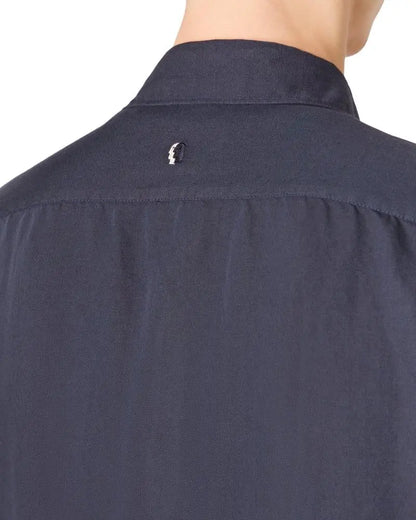 Buy Remus Uomo Paolo Tapered Short Sleeve Shirt - Navy | Short-Sleeved Shirtss at Woven Durham