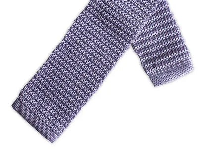 Pastel Purple Knitted Silk Tie Knightsbridge Neckwear