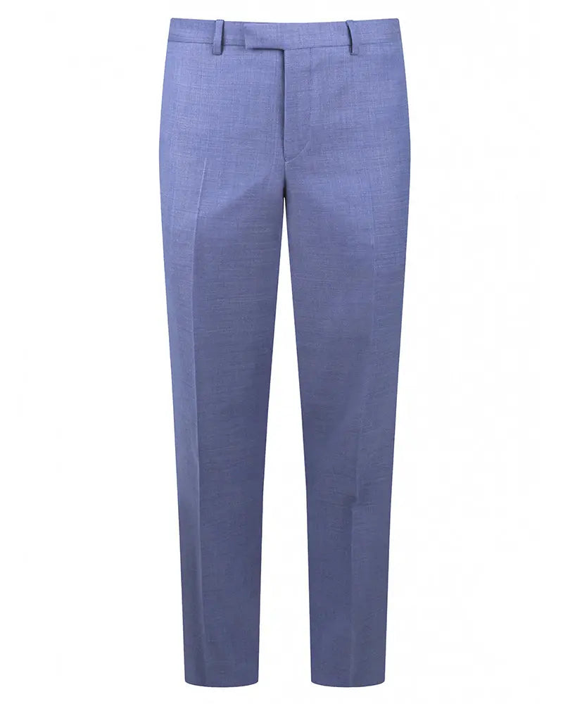 Peak Lapel Suit Trouser - Powder Blue Torre