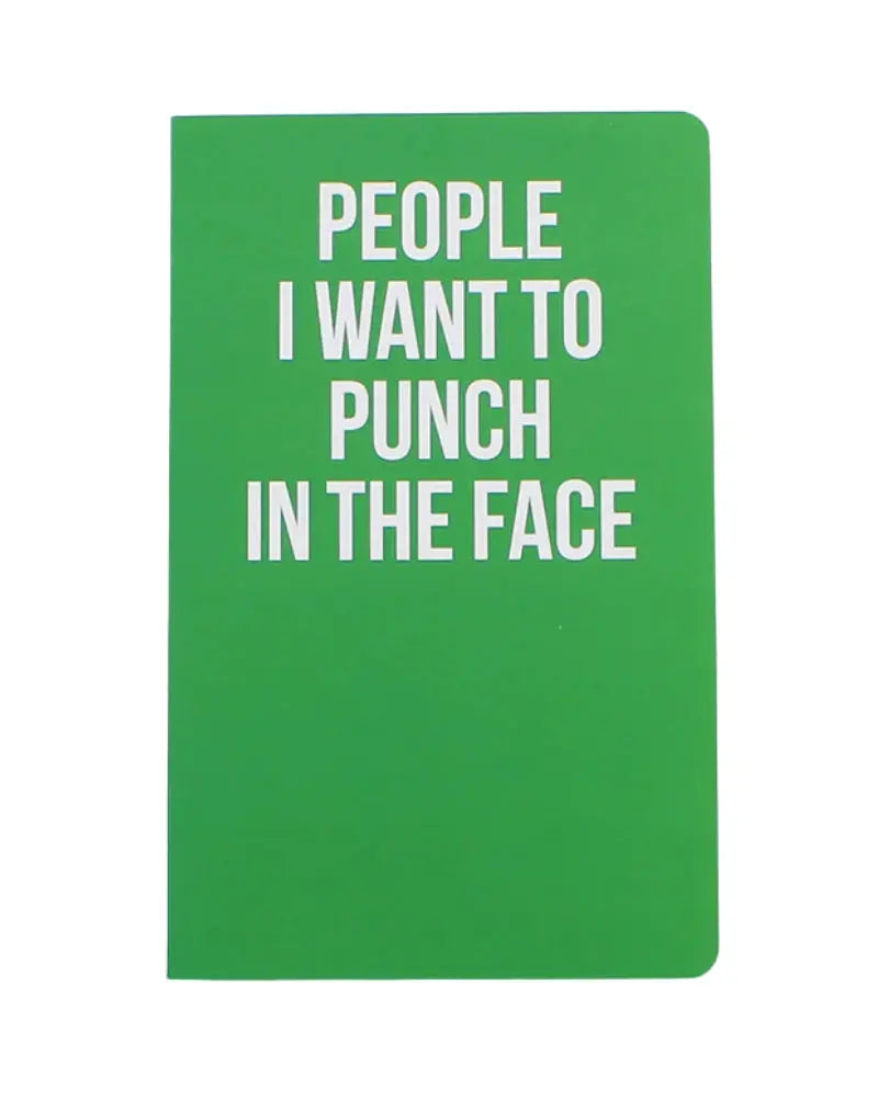 Buy WeAct Company People I Want To Punch Notebook - Green | Notebookss at Woven Durham