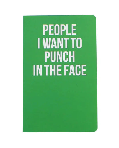 Buy WeAct Company People I Want To Punch Notebook - Green | Notebookss at Woven Durham