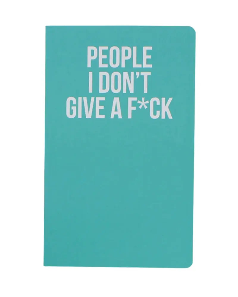 Buy WeAct Company People I dont Give A F*ck A5 Lined Notebook - Blue | Notebookss at Woven Durham
