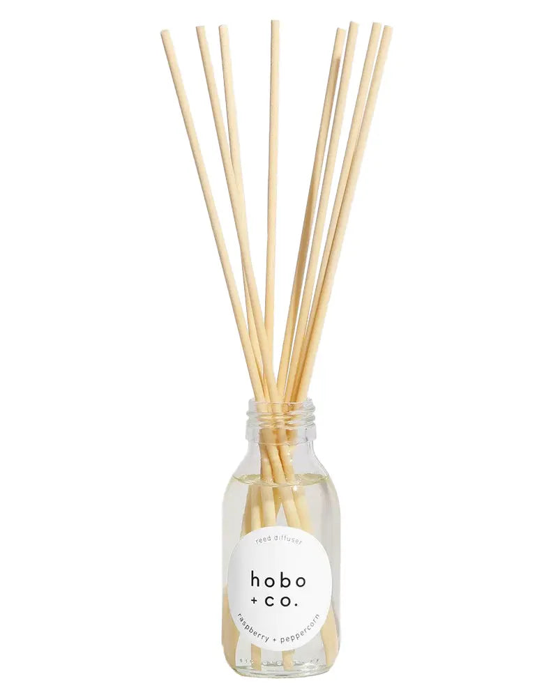 Buy Hobo + Co Raspberry and Peppercorn Reed Diffuser - 100ml | Candless at Woven Durham