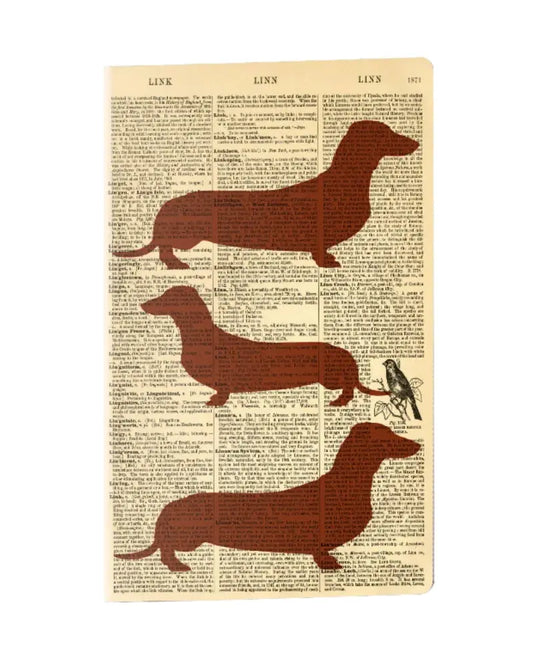 Buy WeAct Company Sausage Dog Dictionary A5 Lined Notebook | Notebookss at Woven Durham