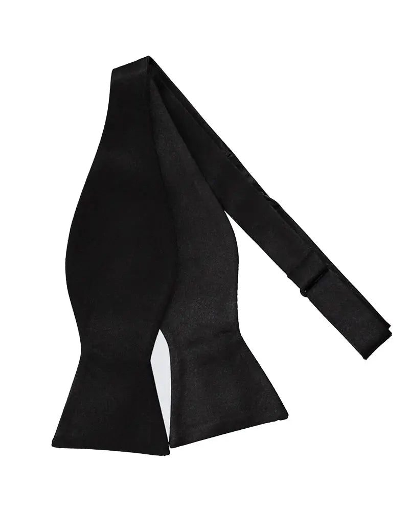 Buy Knightsbridge Neckwear Self-Tie Bow Tie - Black | Self-Tie Bow Tiess at Woven Durham