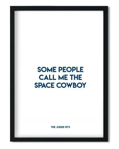 Space Cowboy Steve Miller Band Retro Art Print FanClub