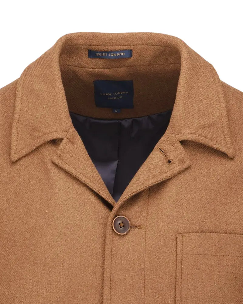 Mens tan sale shirt jacket