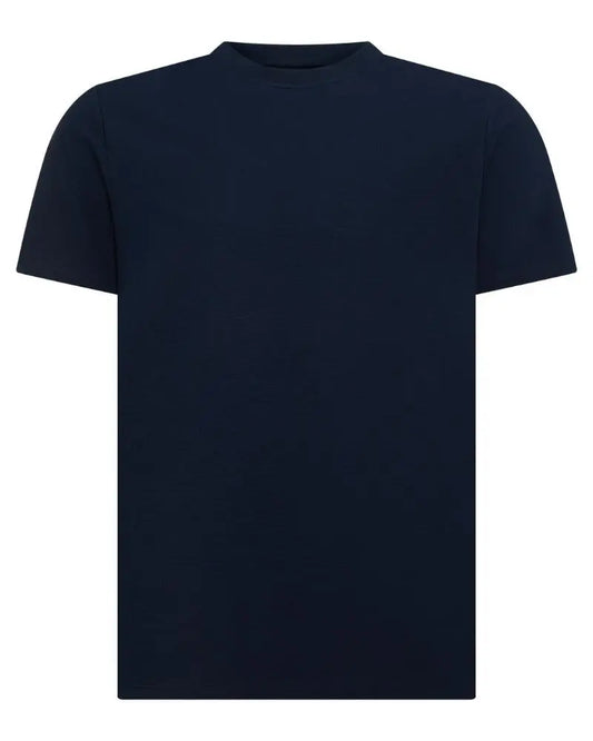 Buy Remus Uomo Textured T-Shirt - Navy | T-Shirtss at Woven Durham