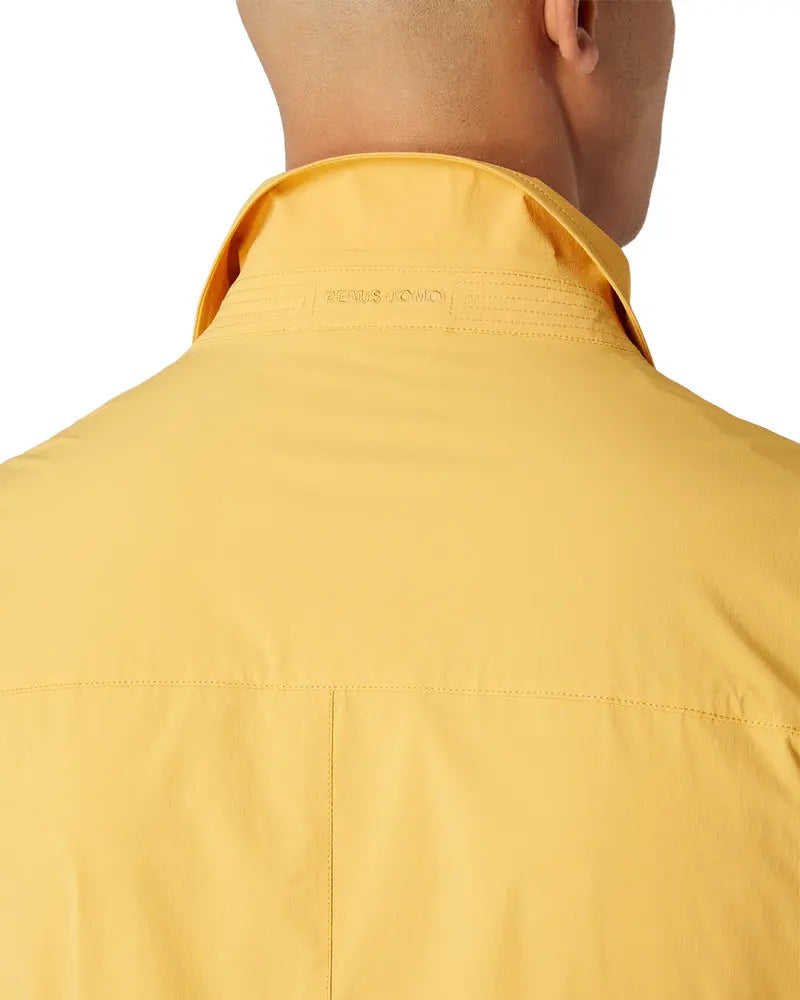 Remus Uomo Theo Worker Jacket - Yellow From Woven Durham