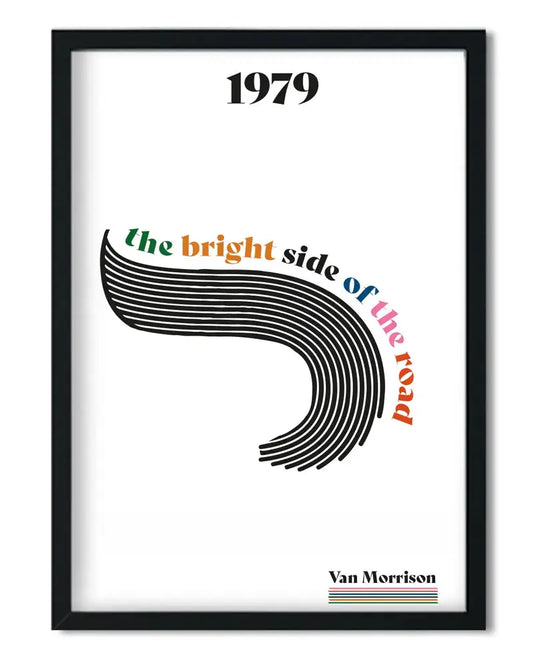 Van Morrison Bright Side of the Road Retro Art Print FanClub