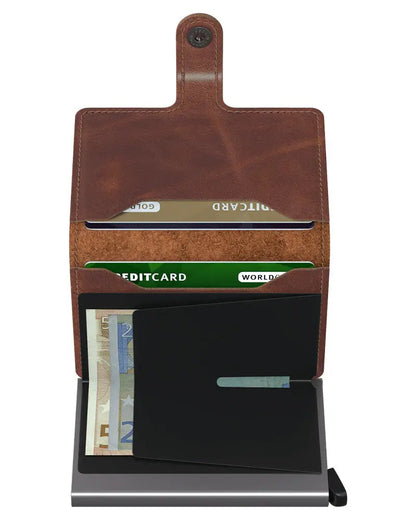 Vintage Mini Wallet - Brown Secrid