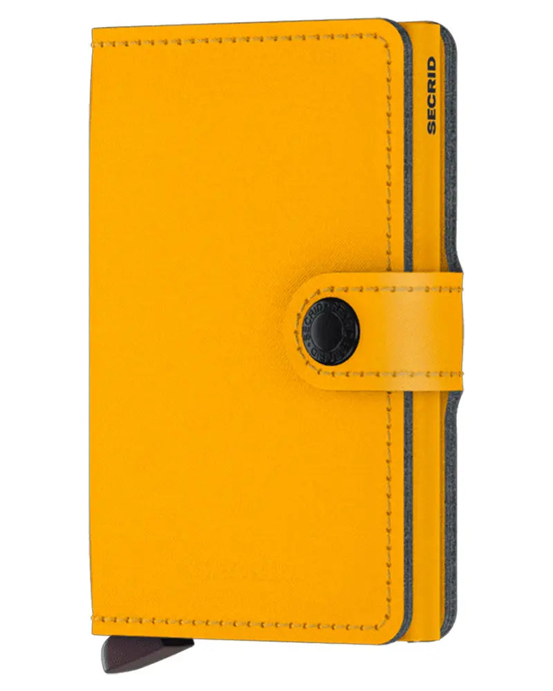 Yard Mini Wallet - Ochre Yellow Secrid